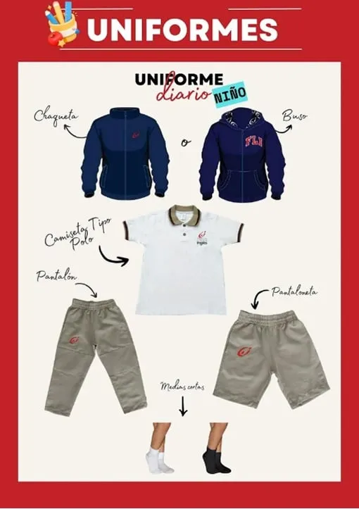 Uniforme de diario, niño
